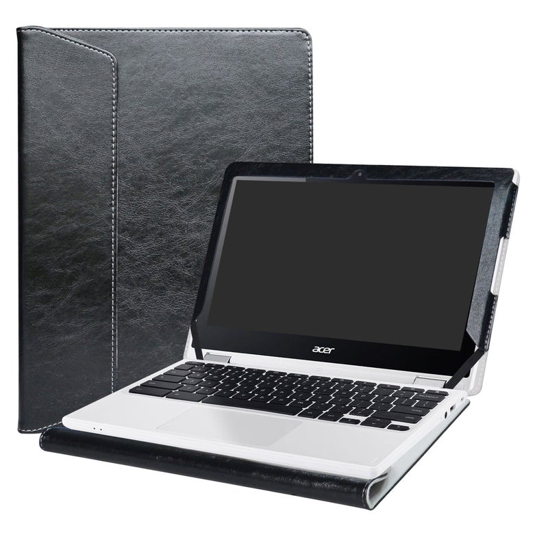Alapmk Protective Case Cover for Acer Chromebook R11 CB5-132T C738T/Acer Chromebook 11 CB3-131/Acer Spin 1 SP111-33 & CTL Chromebook NL71CT-L 11.6" Laptop,Black - Image 1